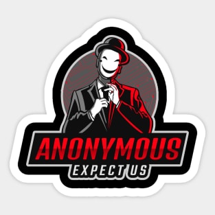 Anonymous - Expect us Sticker